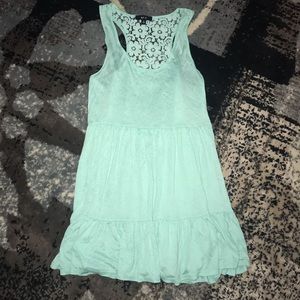 Cute sea green flowy blouse